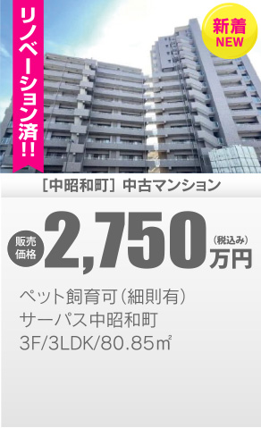 中古マンション 中昭和町
