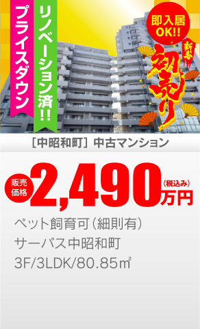 中古マンション 中昭和町